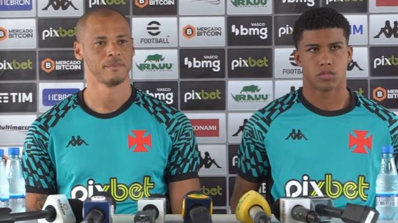 Anderson Conceição e Andrey serão titulares do Vasco nesta quinta-feira (Foto: Reprodução/VascoTV)