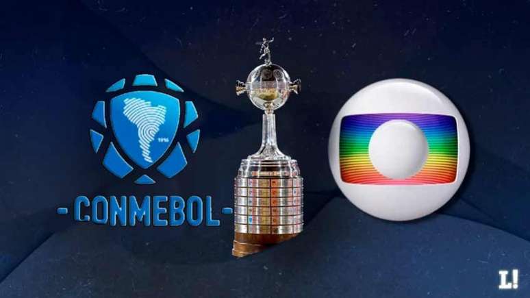 Globo e Conmebol acertaram acordo para transmissão da Libertadores (Montagem LANCE!)