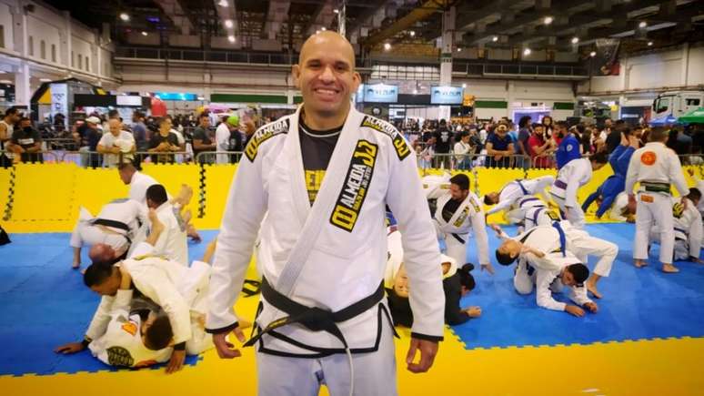 Gustavo liderou seminário da Almeida Jiu-Jitsu no Arnold South America (Foto: Marcos Castro)