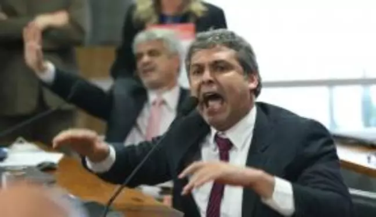 Senador Lindbergh Farias durante sessão do Conselho de Ética