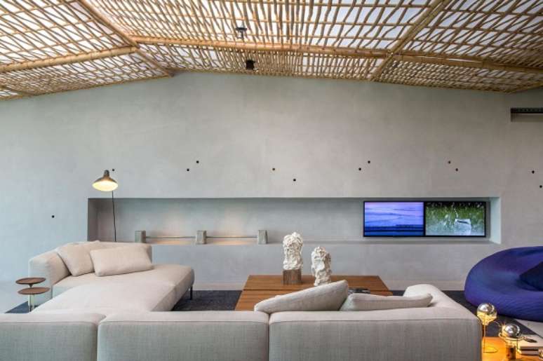 51. Teto com bambu ornamental &ndash; Foto Gisele Taranto