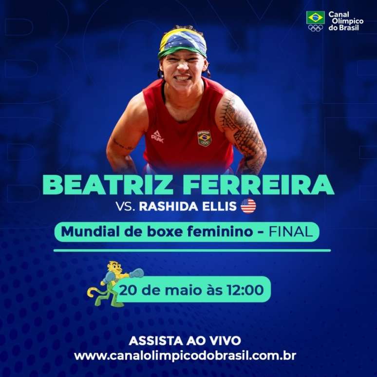 Beatriz Ferreira está confiante para final (Divulgação)