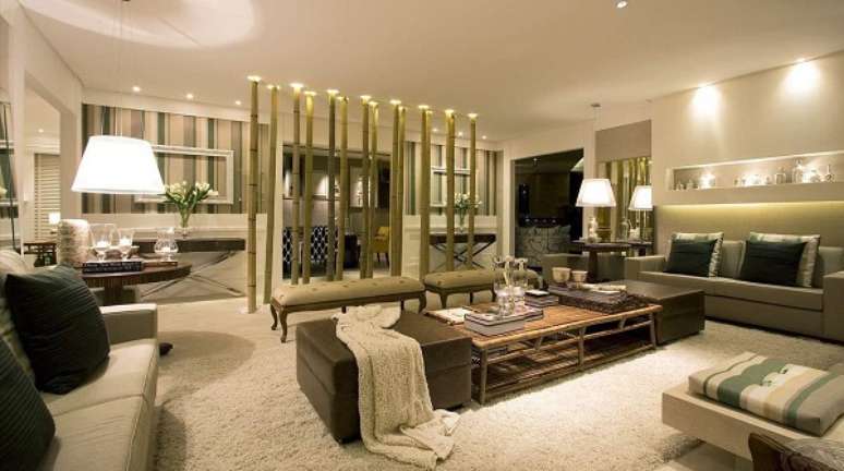 12. Bambu ornamental na mesa de centro &ndash; Foto Cilene Monteiro Lupi