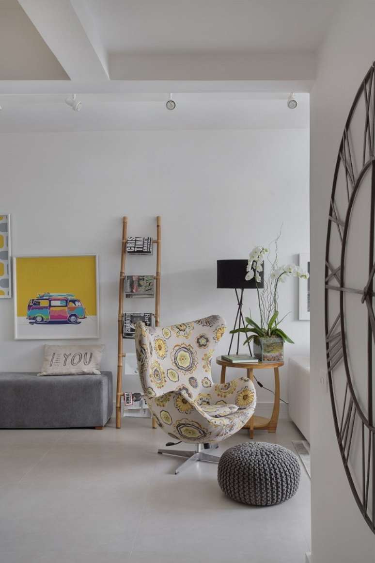 29. Decora&ccedil;&atilde;o minimalista com bambu ornamental &ndash; Foto Marcella Moura