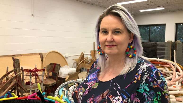 Michelle Vine perdeu uma d&eacute;cada em obras de arte