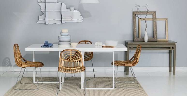 24. Cadeira de bambu ornamental &ndash; Foto Fabrikk