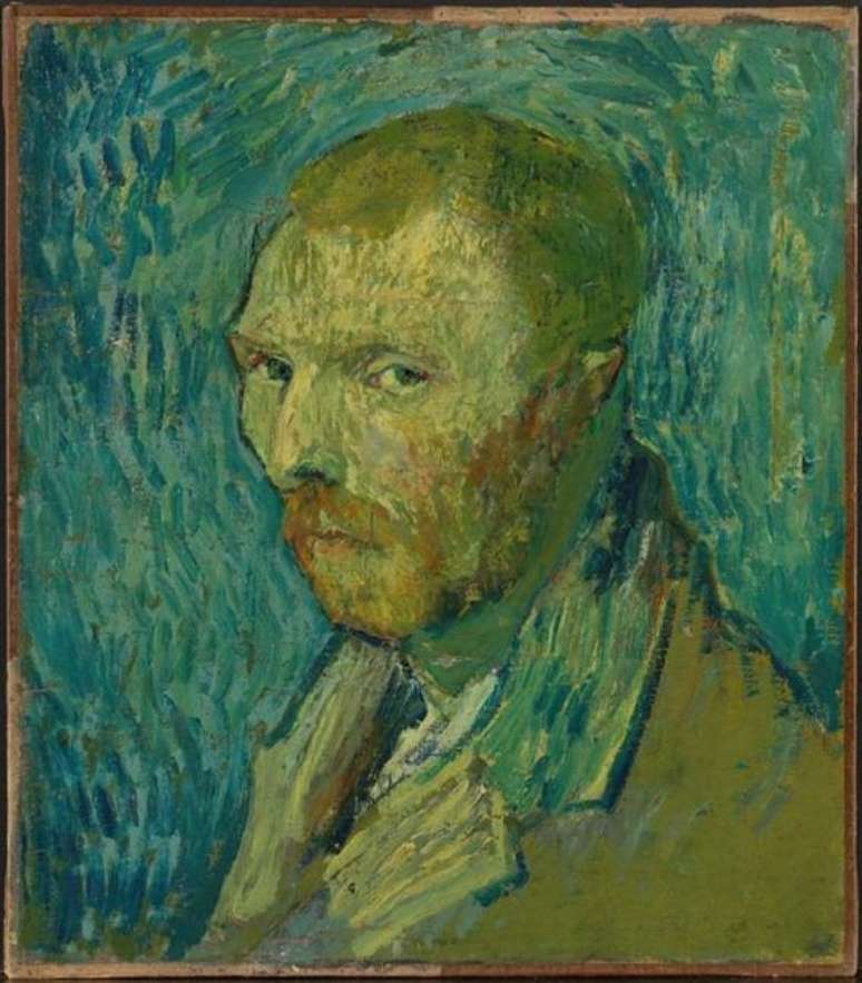 Autorretrato (final de agosto de 1889) — Museu Nacional de Arte, Arquitetura e Desenho de Oslo, na Noruega