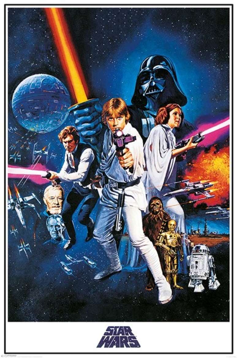 O primeiro filme de Star Wars foi lançado em 25 de maio de 1977