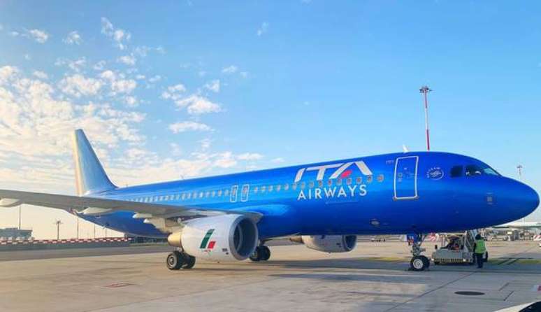 Avião da ITA Airways, companhia aérea de bandeira da Itália