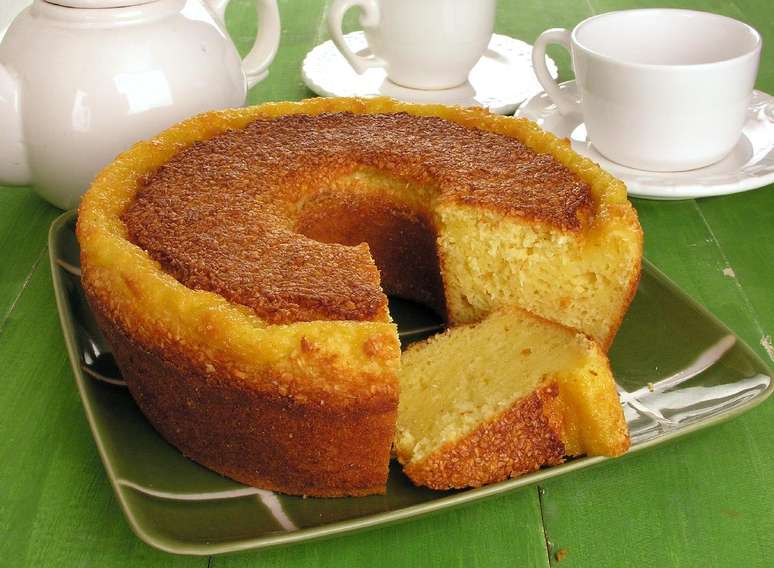 Bolo de coco prático – Foto: Guia da Cozinha