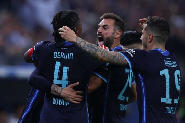 Hertha Berlin vence Hamburgo e segue na primeira divisão (Foto: RONNY HARTMANN / AFP)