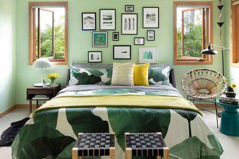 Pintar as paredes do quarto de verde: 10 ideias — idealista/news