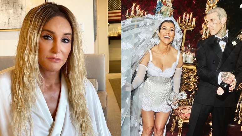 Caitlyn Jenner não foi convidada para o casamento de Kourtney Kardashian e Travis Barker