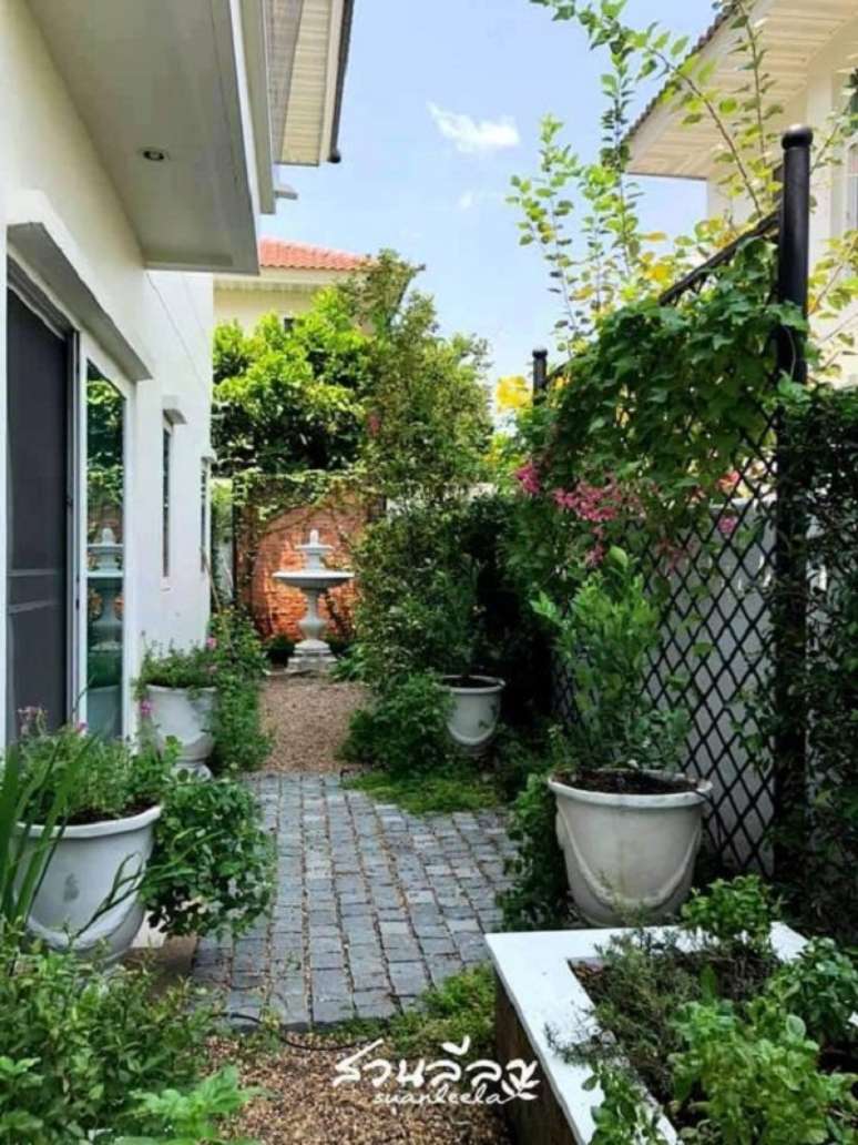 15. Folhagem para jardim na área externa de casa – Foto Suandeela