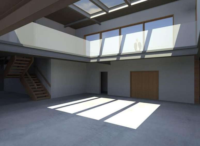 31. Neste projeto o material escolhido para o telhado de vidro foi o temperado. Fonte: Derly Castrodo Amaral