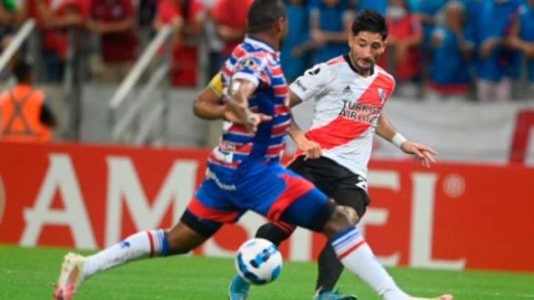 O Fortaleza fez um ótimo jogo contra o River Plate, no Castelão (Divulgação / Twitter River Plate)