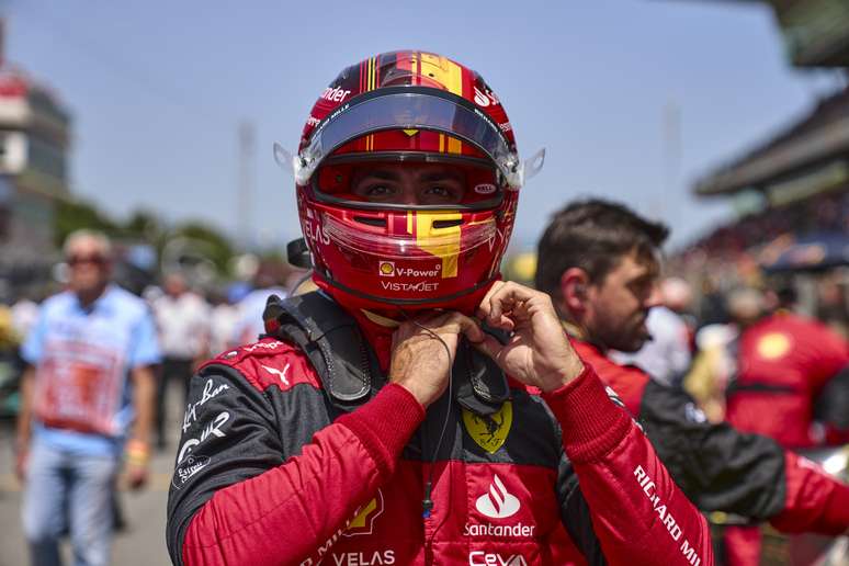 Carlos Sainz largou terceiro no GP da Espanha 