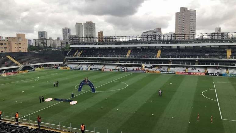 Vila Belmiro estará lotada no clássico entre Santos e Palmeiras (FOTO: Pedro Alvarez)