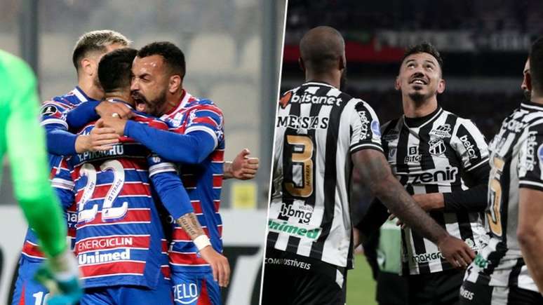 Fortaleza, na Libertadores, e Ceará, na Sul-Americana, vão jogar um mata-mata continental em 2022 (Montagem Lance!
Fotos: AFP)