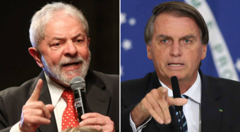 Lula tem 48% das intenções de voto; Bolsonaro, 27%