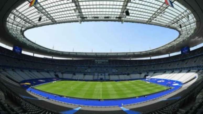 Stade de France, em Saint-Denis, está pronto para a final da Champions (Foto: Divulgação / Uefa)