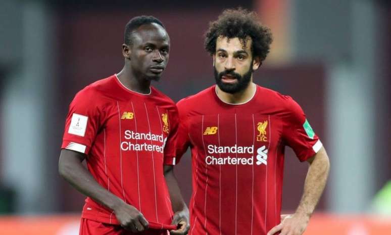 Mané e Salah são dois dos craques do Liverpool (Foto: AFP)