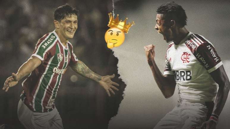 Cano e Bruno Henrique lideram os ataques de Fluminense e Flamengo (Foto: Fluminense / Flamengo
Montagem: Lance!)
