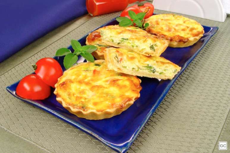 Guia da Cozinha - Miniquiche de abobrinha