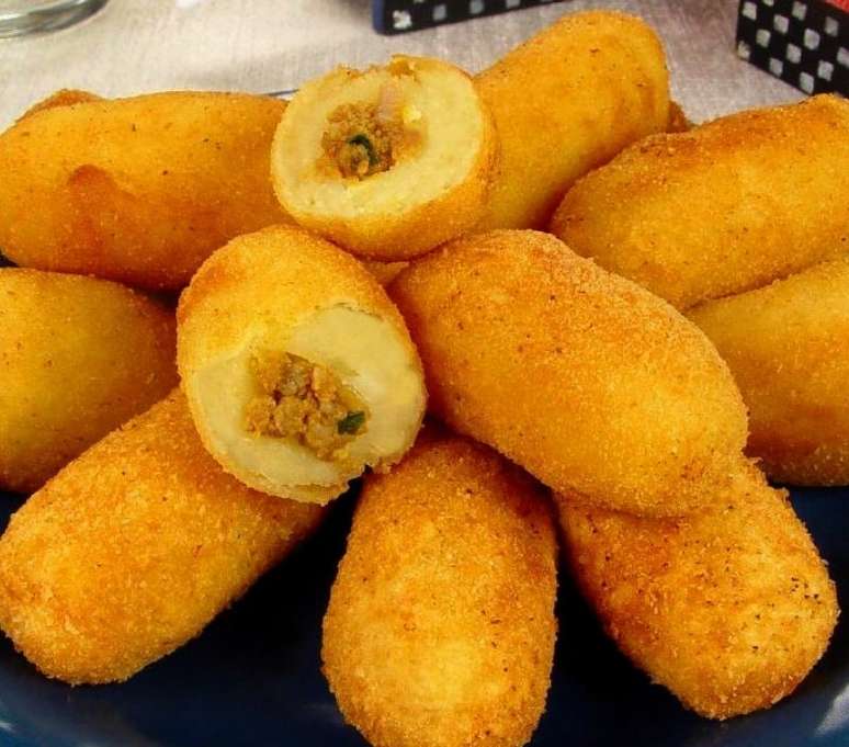 Croquete de mandioca com carne (Reprodução / Guia da Cozinha)