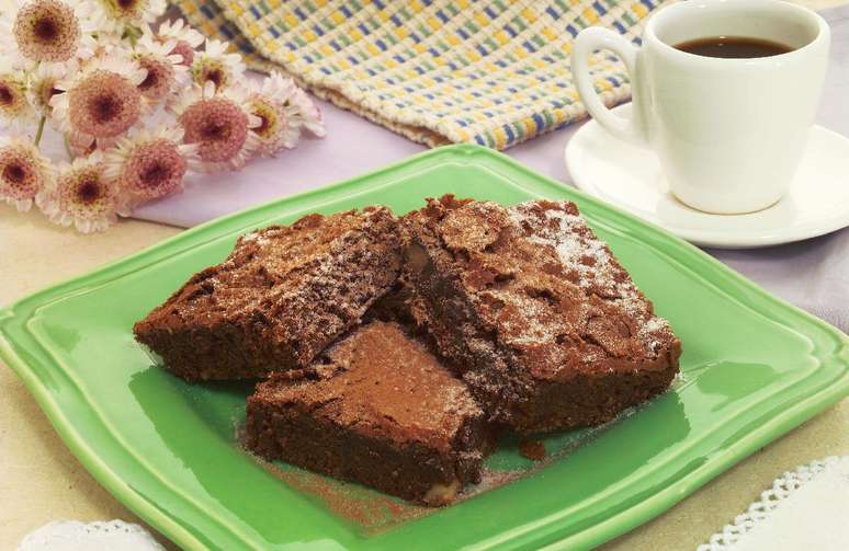 Brownie de caf&eacute; &ndash; Foto: Guia da Cozinha