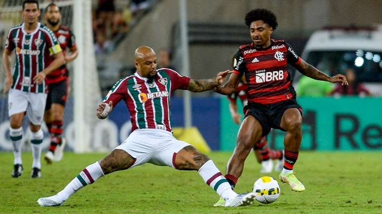 Felipe Melo entrou no segundo tempo da derrota do Fluminense (Foto: Marcelo Cortes / Flamengo)