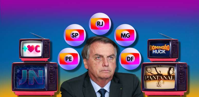 Bolsonaro está à espera do pedido de renovação da Globo