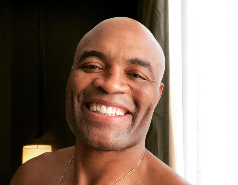 O lutador Anderson Silva