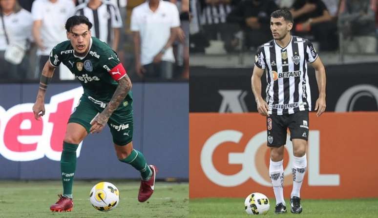 Gómez e Alonso são pilares e possuem números muito parecidos (Foto: Cesar Greco/Pedro Souza/Montagem LANCE!)