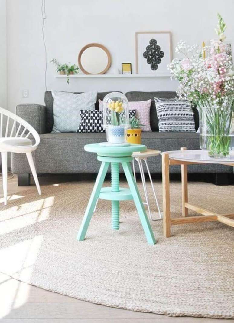 4. A paleta verde menta pode aparecer em apenas alguns detalhes da sua decora&ccedil;&atilde;o &ndash; Foto: Eu Capricho