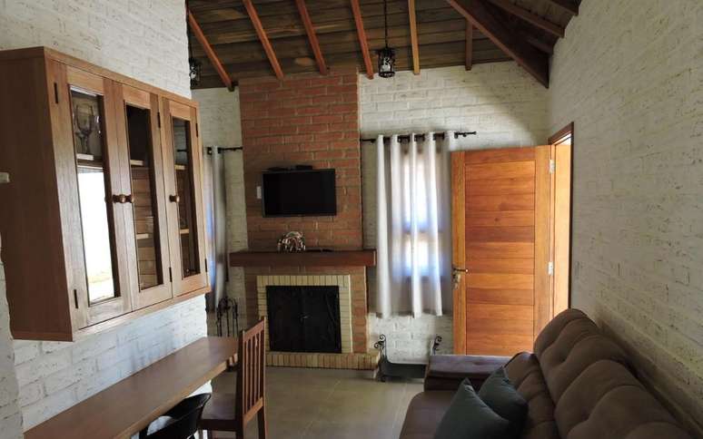 Todas as instala&ccedil;&otilde;es do chal&eacute; s&atilde;o novas.