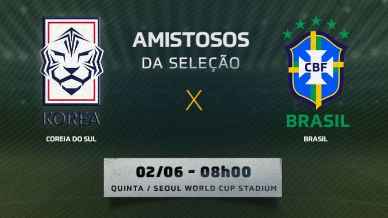 Brasil x Coreia do Sul - Amistoso da Seleção Brasileira no…