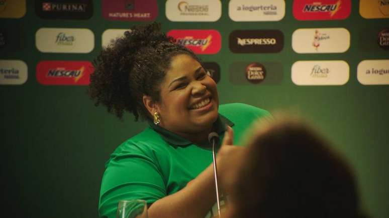 A catadora de recicl&aacute;veis Paula Guedes foi uma das profissionais escolhidas para participar da a&ccedil;&atilde;o sobre o Dia Mundial do Meio Ambiente.