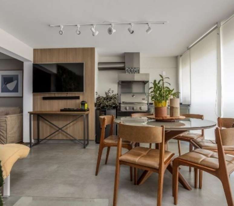 A varanda integrada &eacute; aquela anexa a outro espa&ccedil;o da casa -