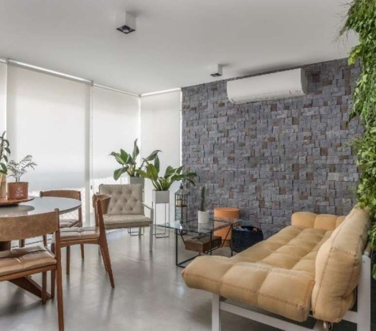 As plantas na parede s&atilde;o uma boa forma de decorar o espa&ccedil;o -