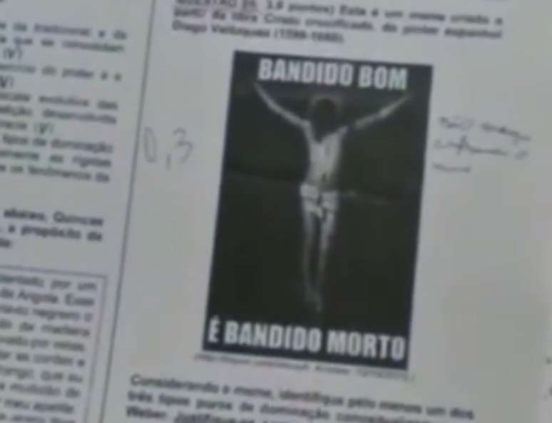 Ator denunciou professora após uso de imagem de Jesus Cristo em prova