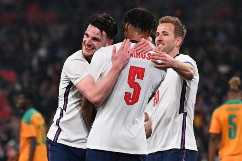 Inglaterra venceu dois amistosos realizados em março e chega com moral na Nations League (GLYN KIRK / AFP)