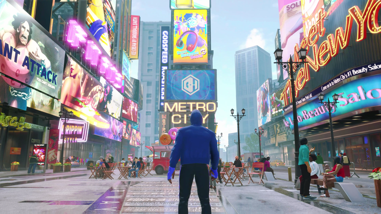 Avatar do jogador pode andar pelo cenário do modo World Tour