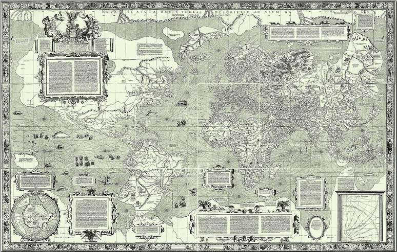 Mapa de Gerardus Mercator, de 1569