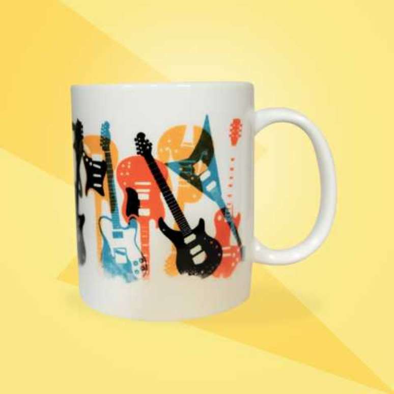 A Caneca Guitarras | 80&rsquo;s Hard &eacute; perfeita se quem voc&ecirc; ama toca guitarra (Imagem/Cifra Club)
