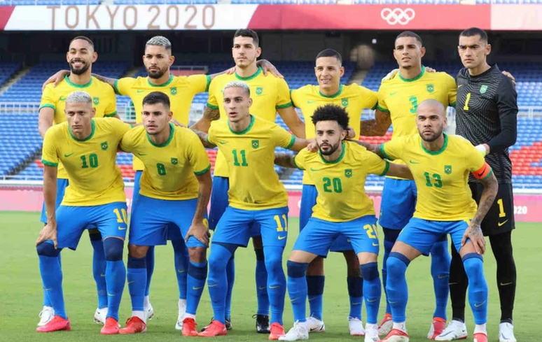 Jogadores que representaram o Brasil nos &uacute;ltimos Jogos Ol&iacute;mpicos, em T&oacute;quio, em 2021.