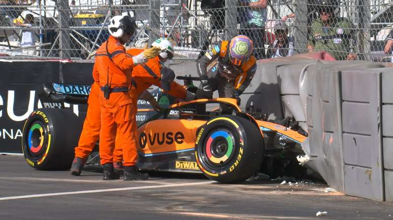 Ricciardo bate seu McLaren nos treinos de Mônaco: situação segue complicada