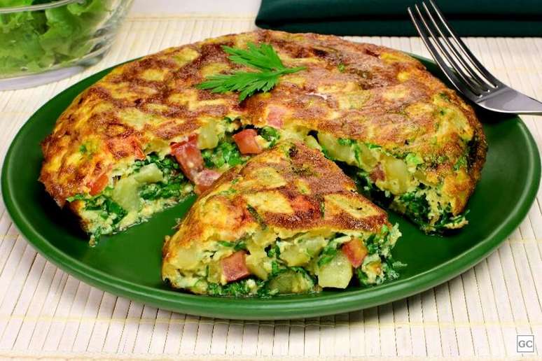 Omelete de batata-doce – Foto: Guia da Cozinha