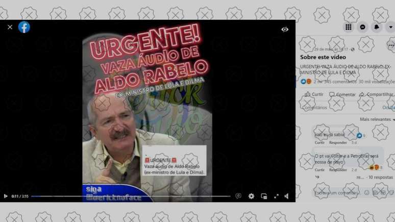 Postagem engana ao atribuir &aacute;udio a Aldo Rebelo