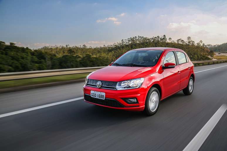 Volkswagen Gol: de novo o carro mais vendido da marca alemã.